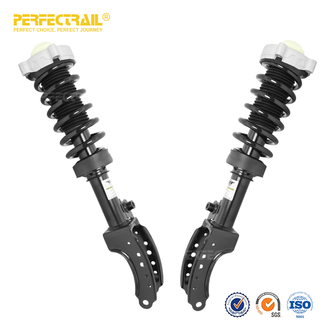PERFECTRAIL® 11104 11105 Car Front Left Right Shock Absorber Strut Assembly For Audi Q7 2007-2015